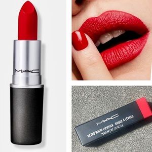 Brand New MAC Retro Matte Ruby Woo Full Size Lipstick!